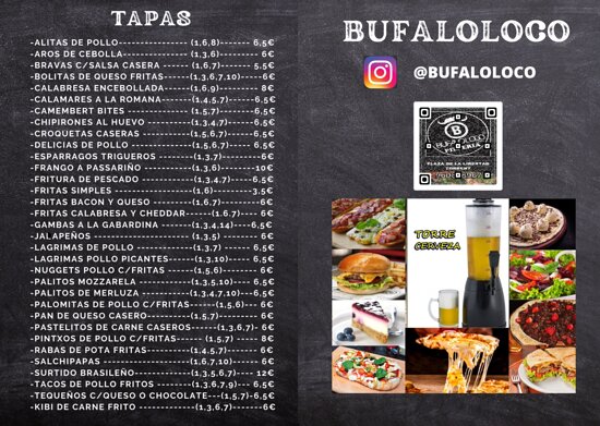BUFALOLOCO PIZZERIA BRASILEÑA TORRENT, Pizzería, Cervecería, Hamburguesería, Restaurante, Bar de tapas en Torrente