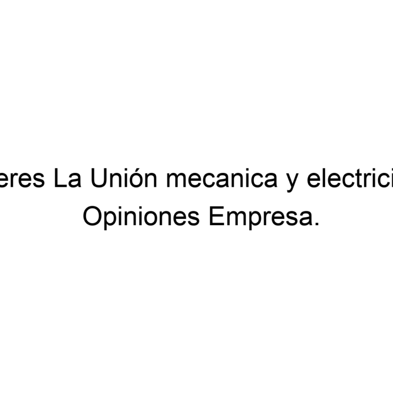La Unión Mecánica y Electricidad en Torrente